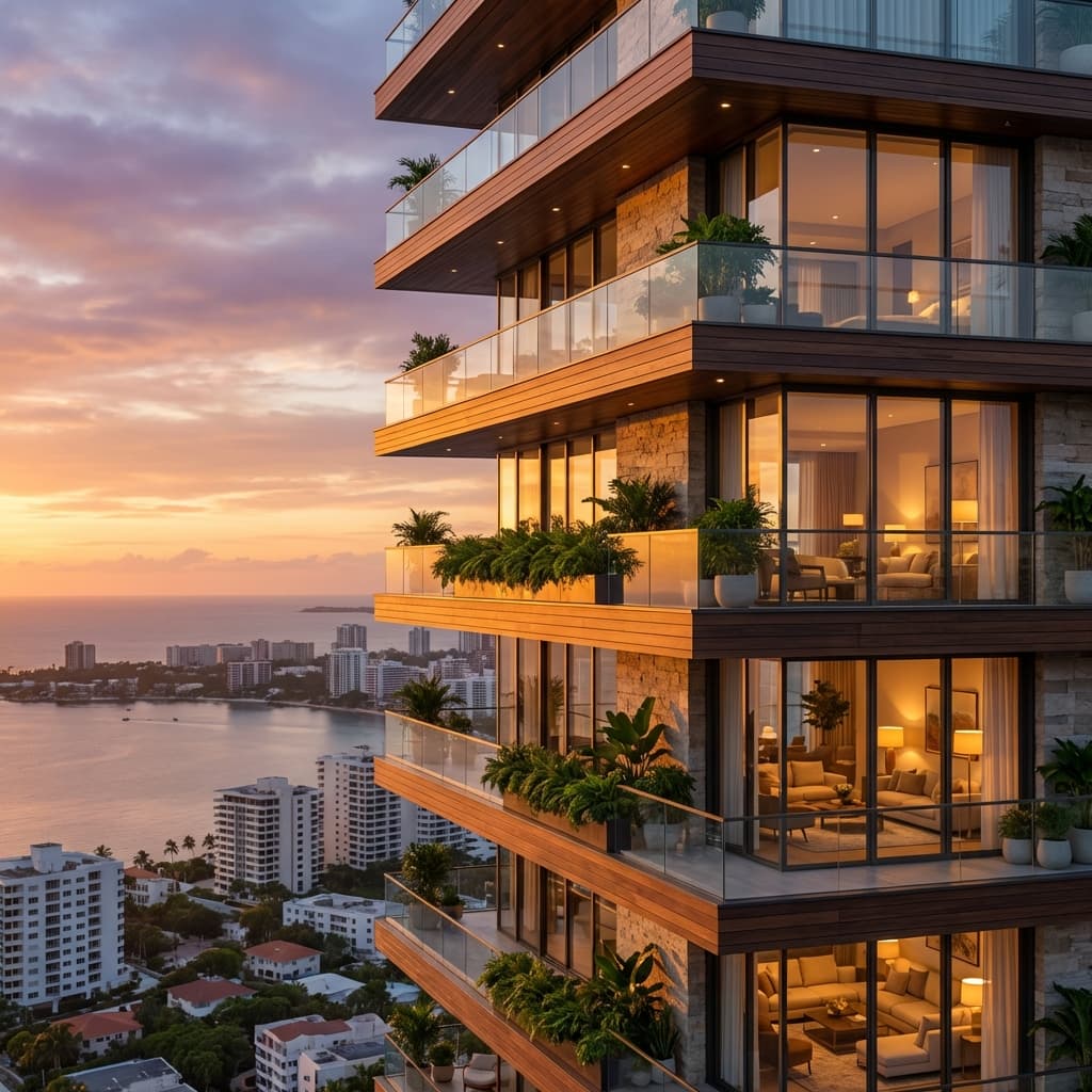 High-end building exterior